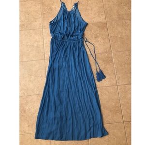 Ann Taylor LOFT tassel maxi dress